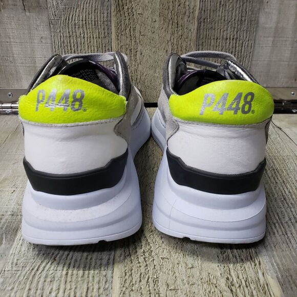 P448 Leia Women's Size EU 37 US 6.5-7 Chunky Platform Leather Sneakers Trainers - Picture 5 of 9